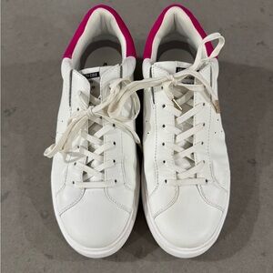 Kenneth Cole New York Women's Kam Lace Up Leather Platform Sneakers